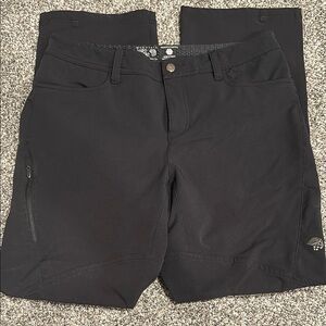 Mountain Hardwear Black Straight Leg Pants
